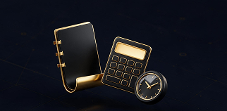 Billing on a handheld device beside a gold weighing scale